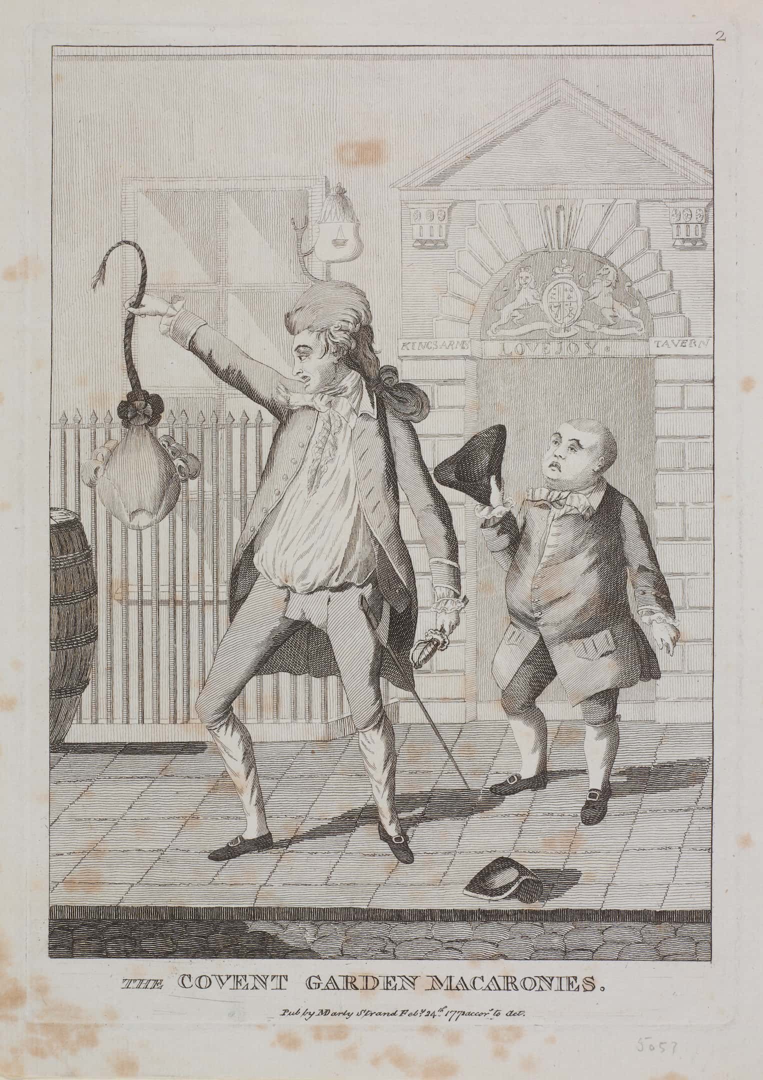 two men in eighteenth-century dress with wigs