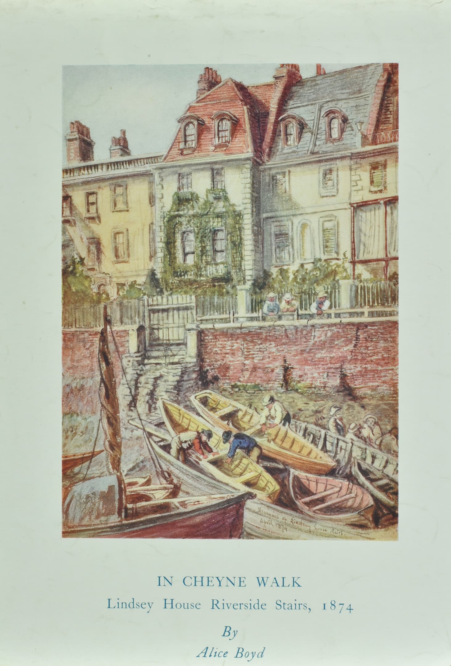 houses by the river with boats in the foreground