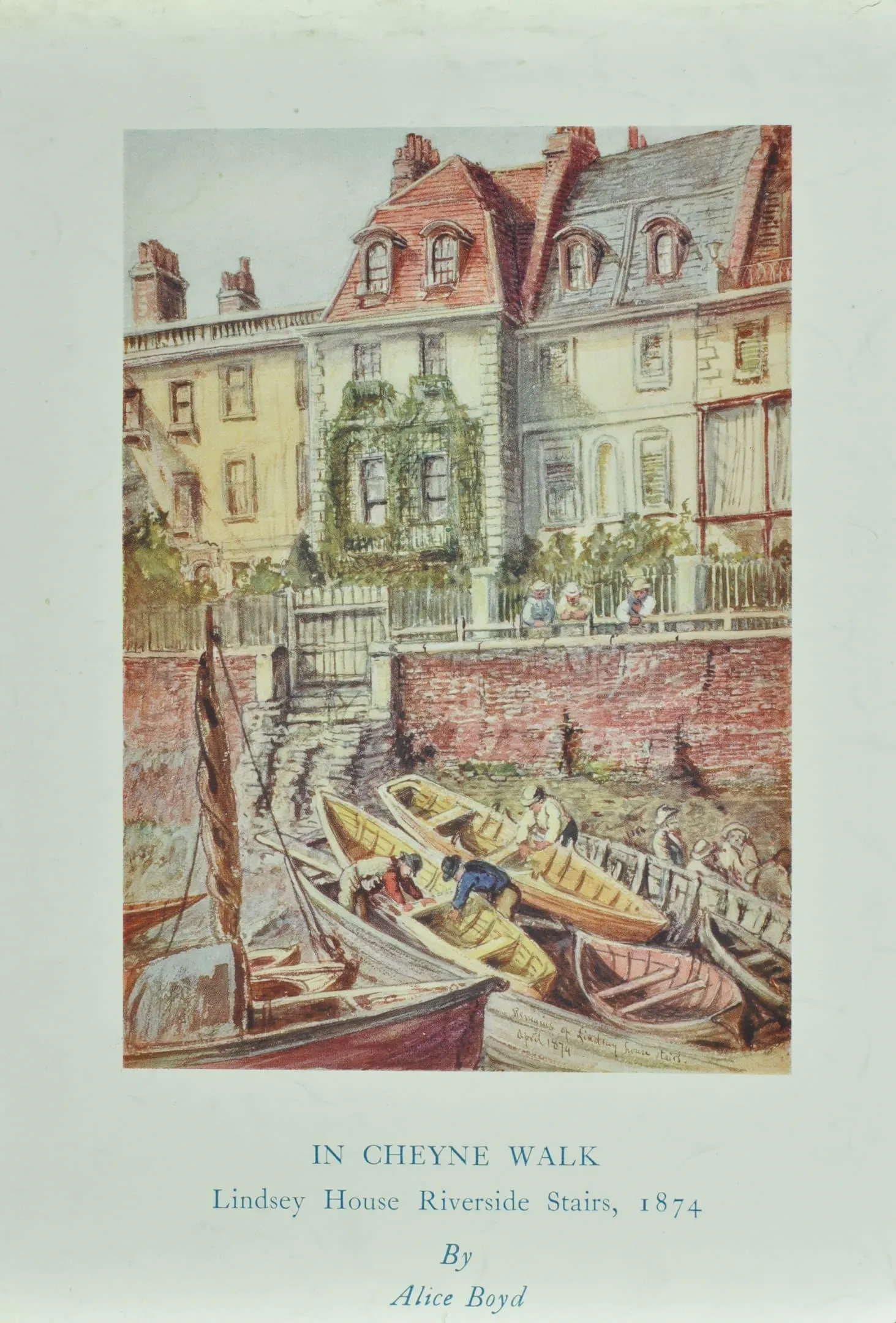 houses by the river with boats in the foreground