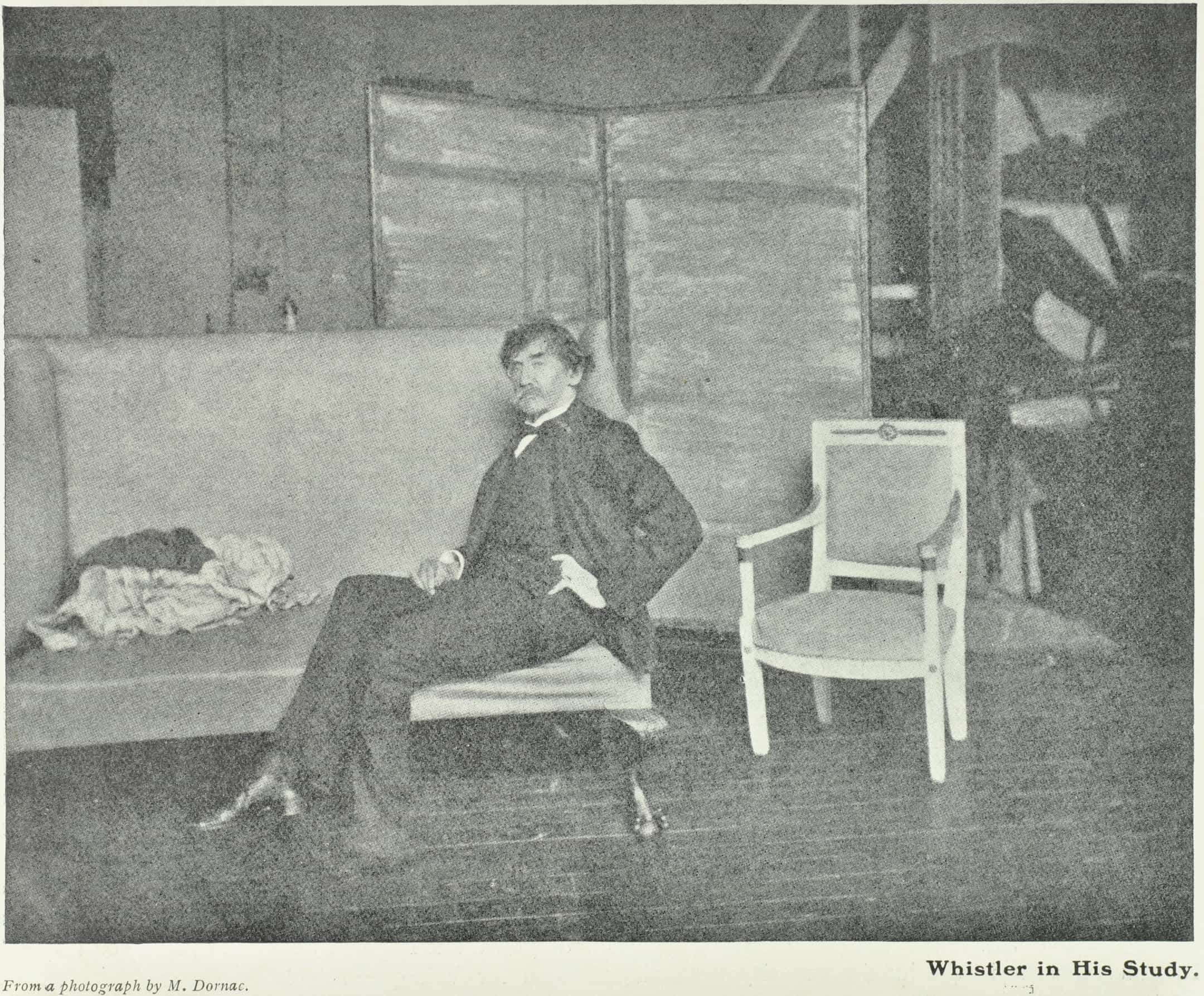 291715-Whistler in his study