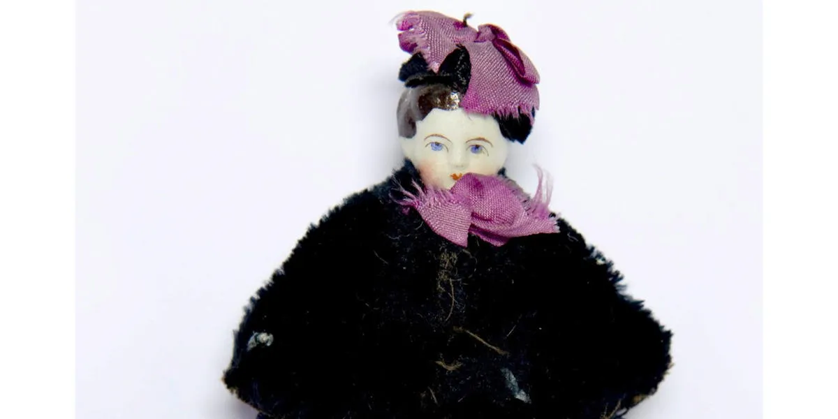 Victorian doll of a young girl