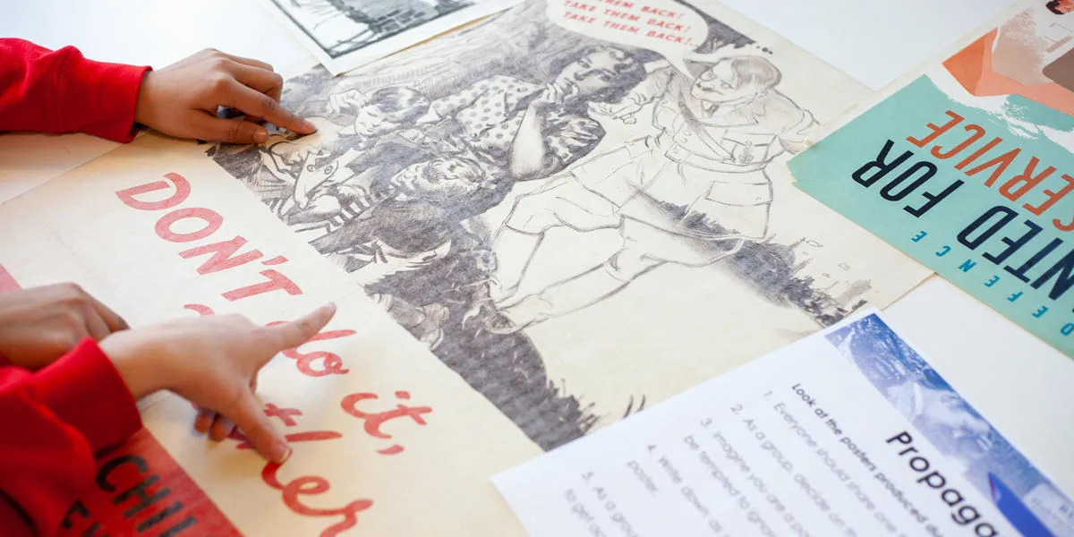 close-up-of-propaganda-posters