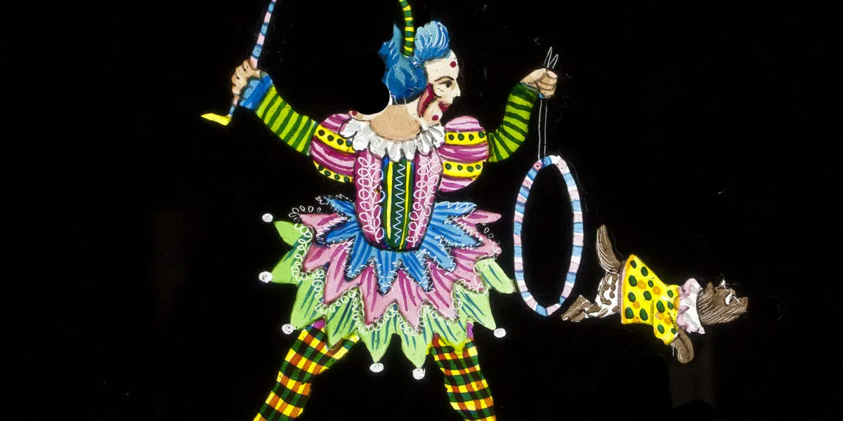 clown-with-dog-magic-lantern