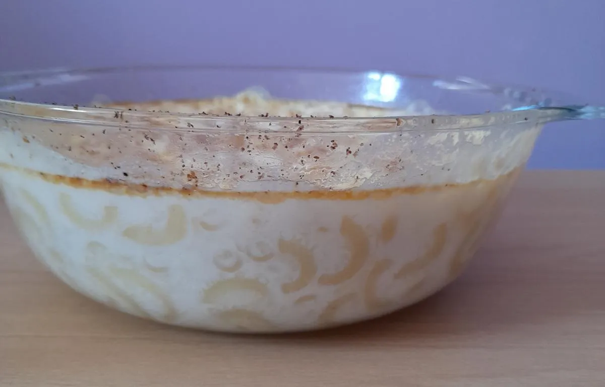 Macaroni pudding 1