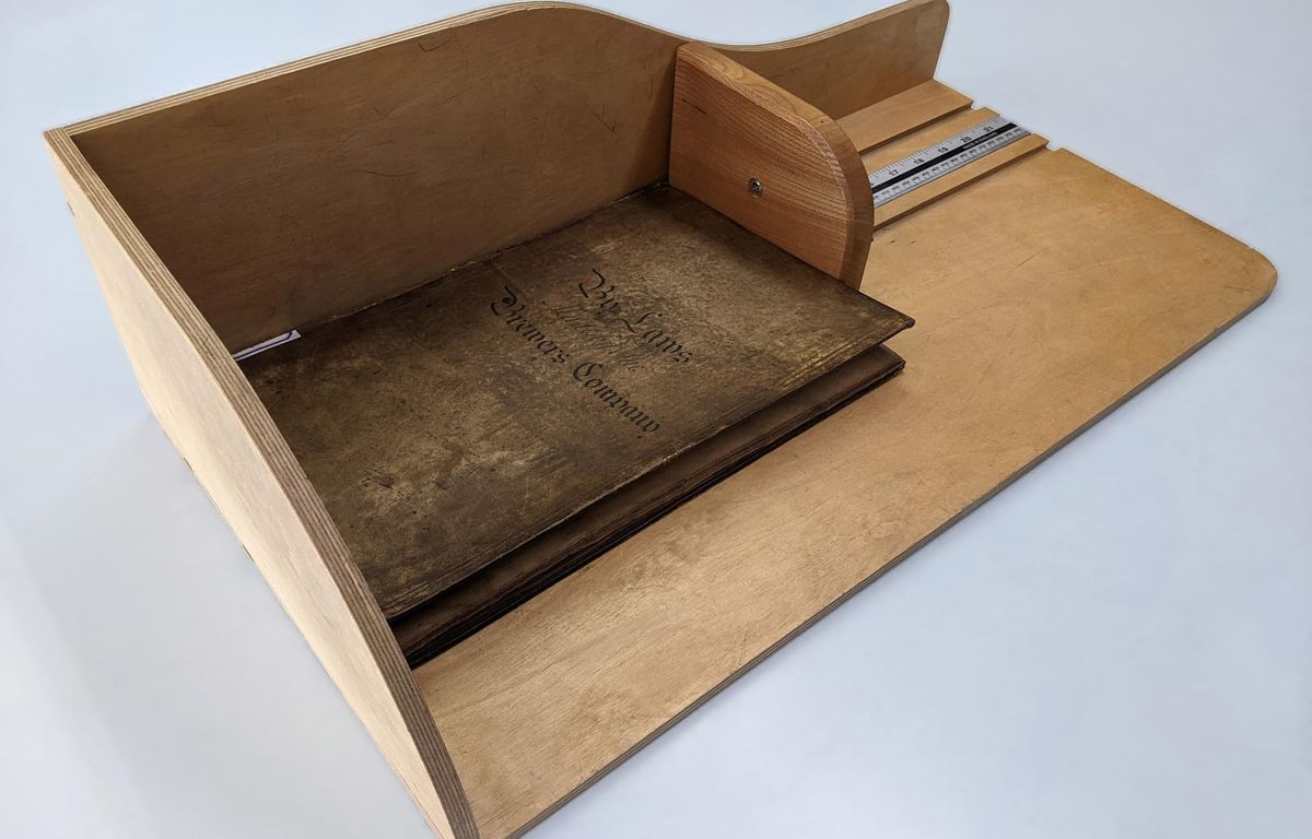 measuring-jig-with-parchment-book