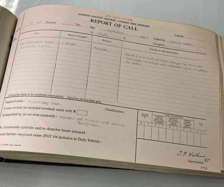 open-air-raid-report-book