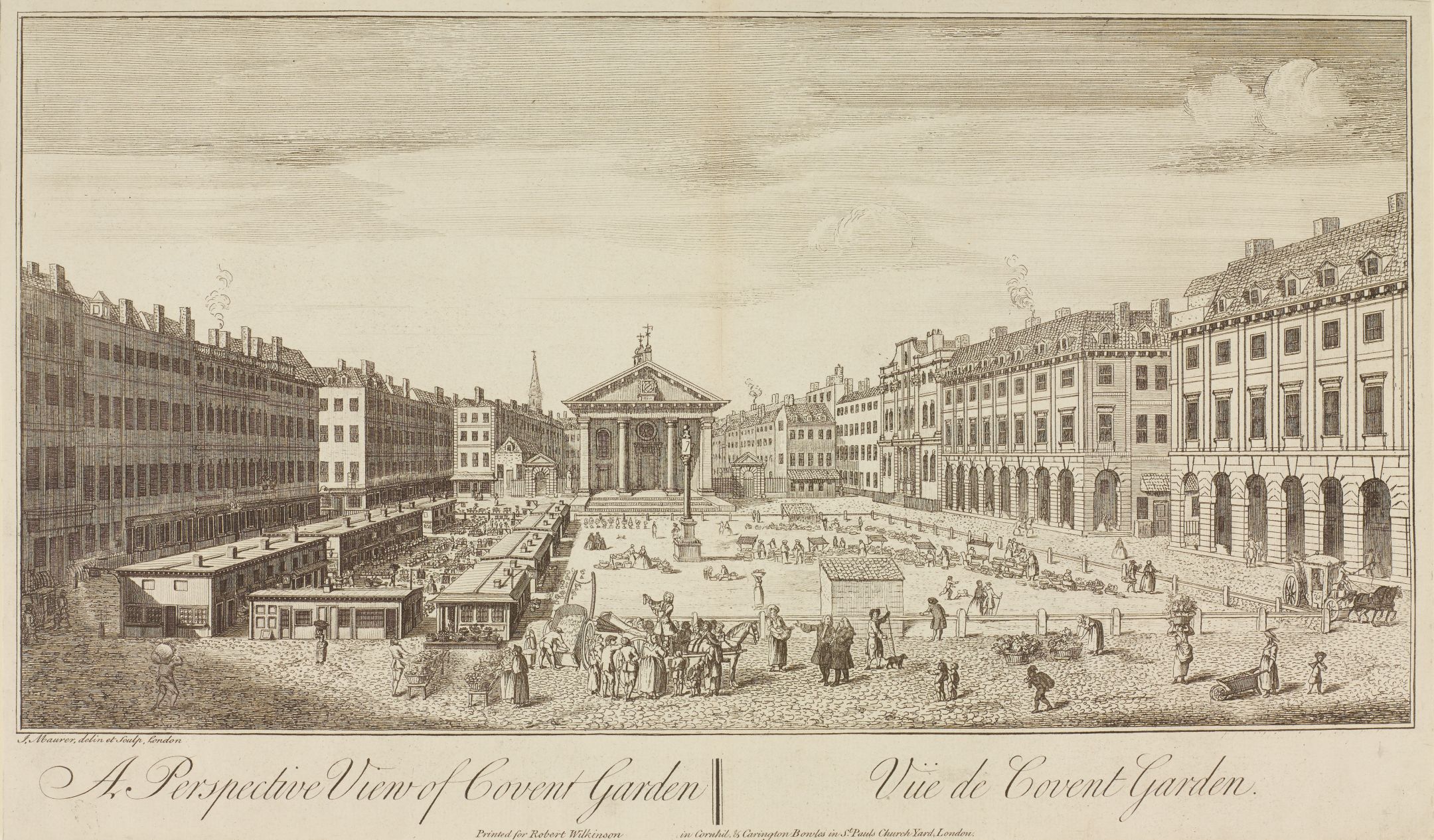 print of covent garden in the 1760s