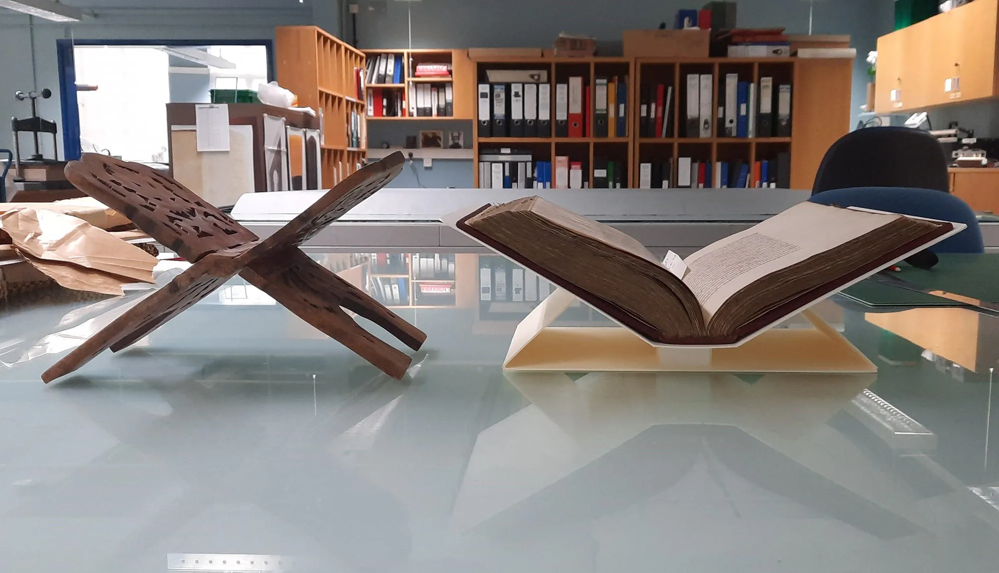 Display stands created for an exhibition