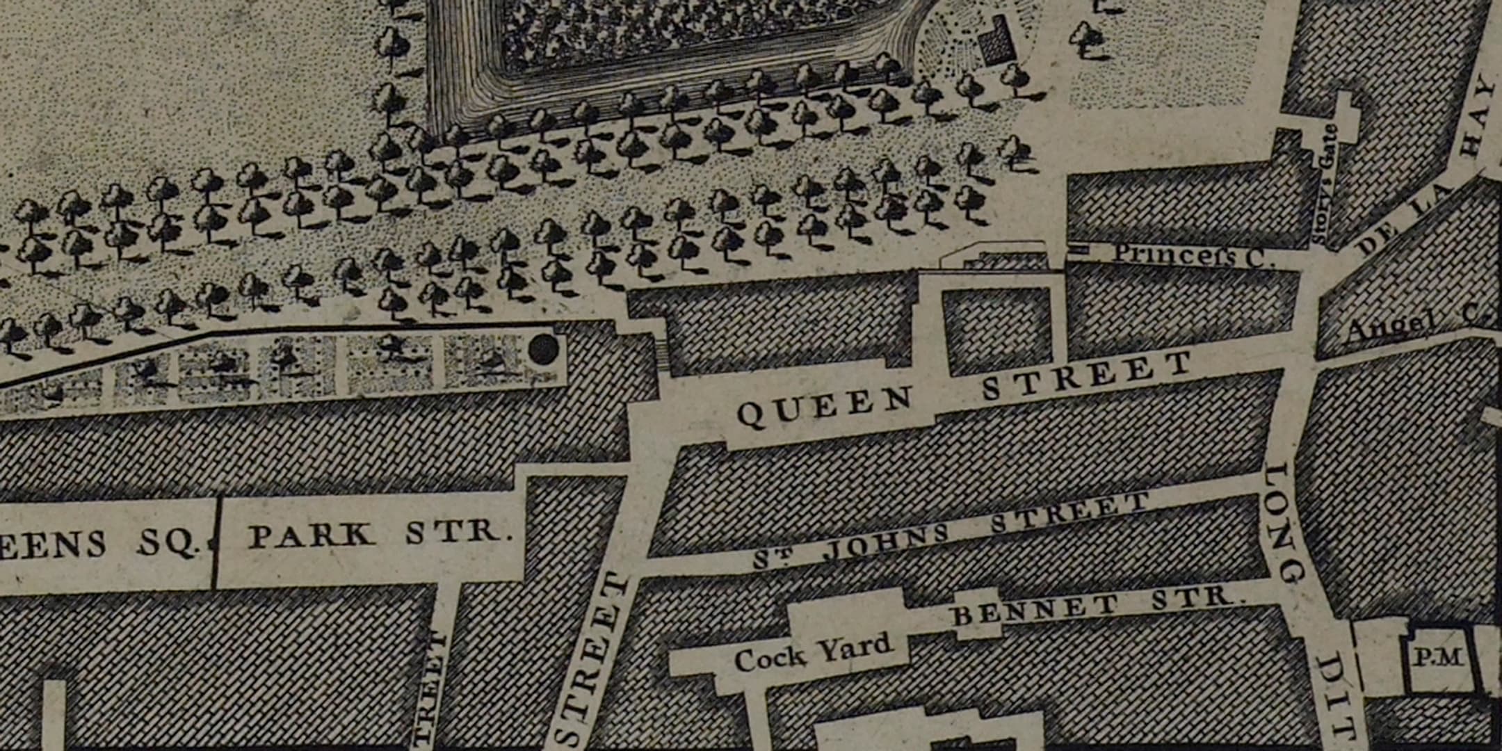 rocque-map-queen-street-westminster