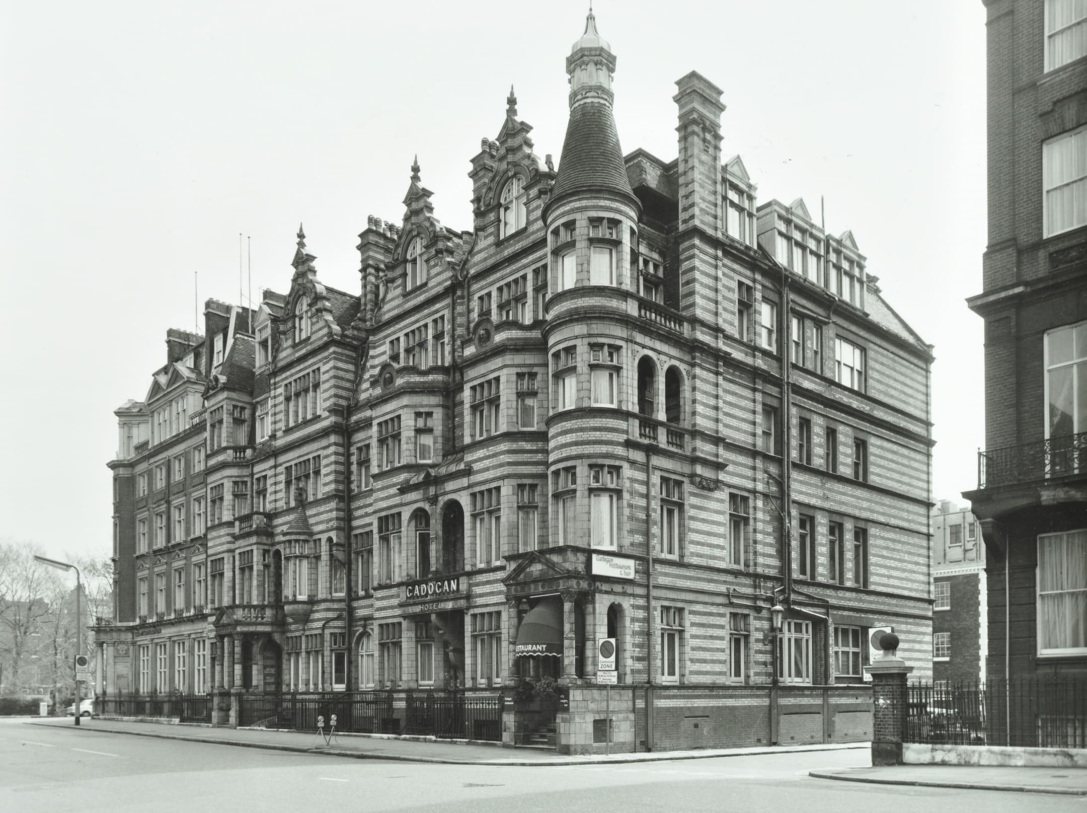 Exterior of buildings from the street