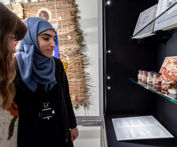 staff-viewing-installation-of-exhibition