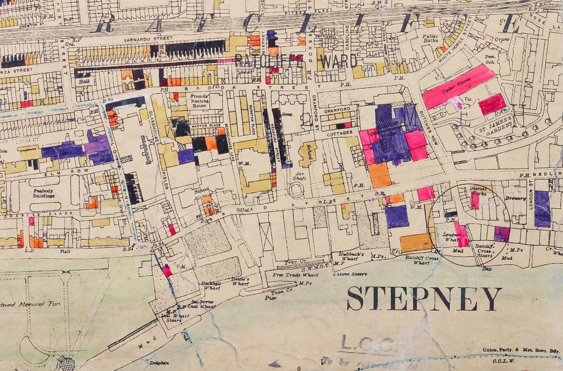 stepney-area-bomb-damage-map