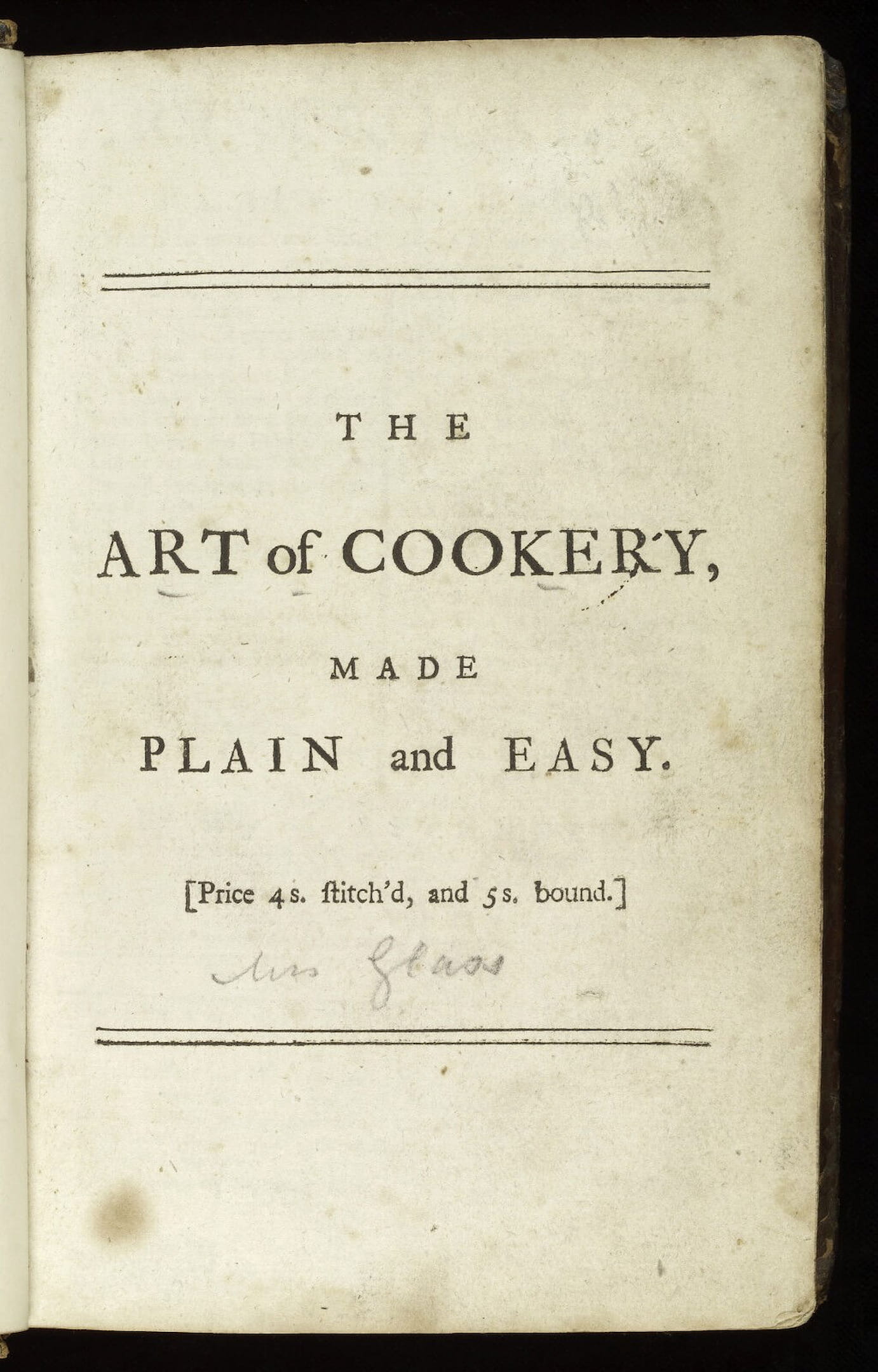 printed title page