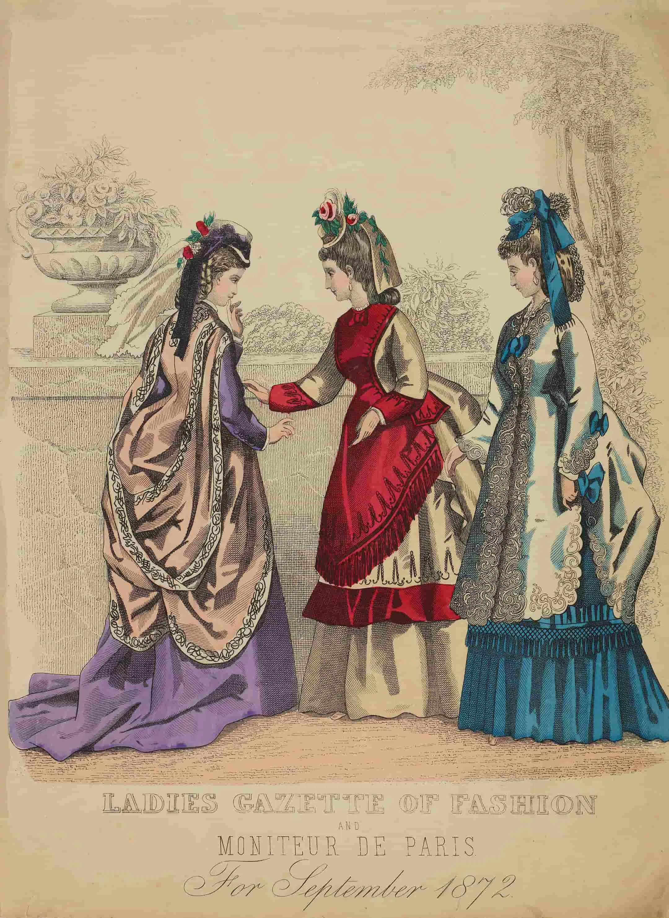 Women wearing seaside fashion