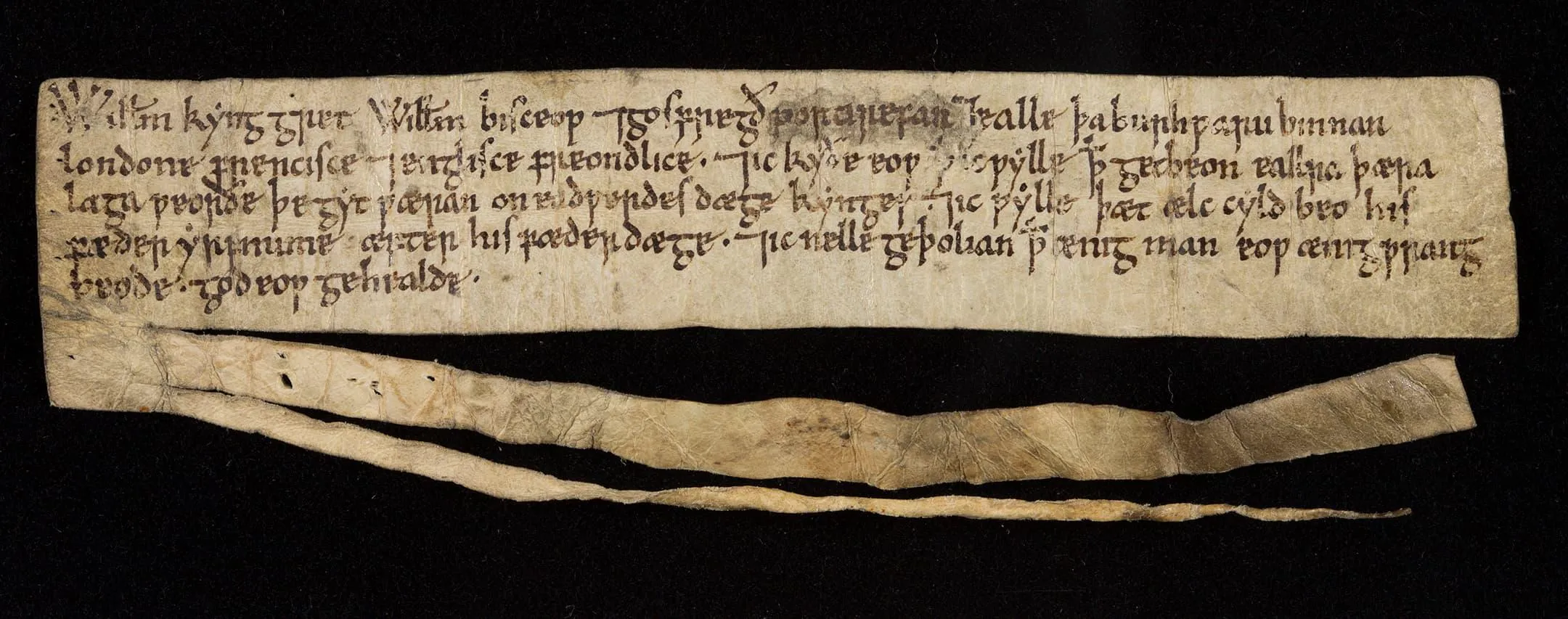 Medieval document on vellum