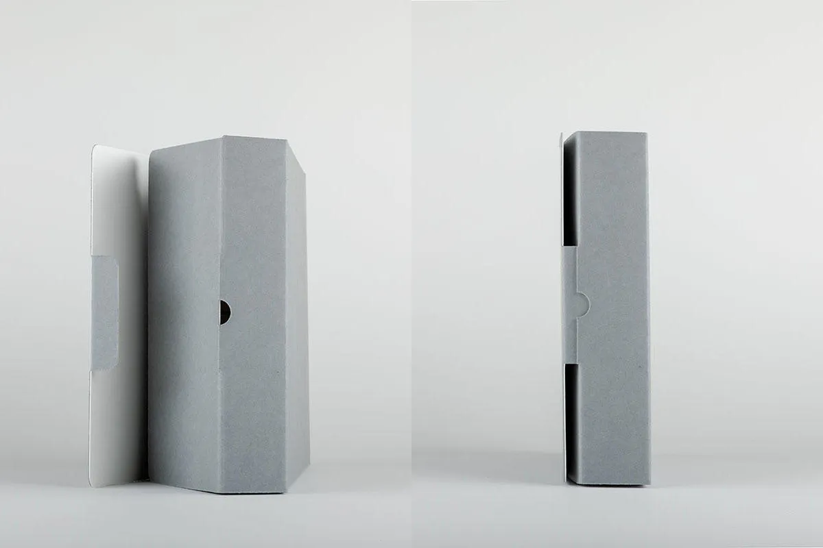Wraplock box showing the closure method